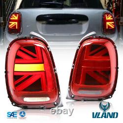 For Mini Cooper F55 F56 F57 2014-2018 Led Dynamic Union Jack Taillights