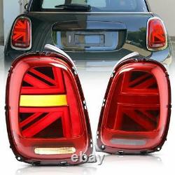 For Mini Cooper F55 F56 F57 2014-2018 Led Dynamic Union Jack Taillights