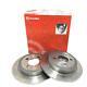 For Mini Cooper One S Jcw Rear Solid Genuine Brembo Brake Discs Pair