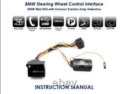 For Mini One COOPER S R53 Harman Kardon Radio Adapter Steering Wheel Cable