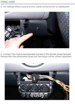For Mini One COOPER S R53 Harman Kardon Radio Adapter Steering Wheel Cable