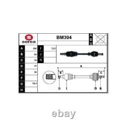 Front Left Driveshaft for Mini Mini Cooper One