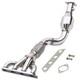 Gravity Stainless Steel Decat Exhaust Collector For Mini One 1.6 Cooper S R50 R52 R53