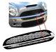 Grill For Mini Cooper S One R50 R52 R53 Glossy Black