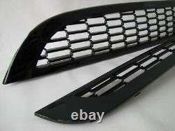 Grille Grille For Mini One Cooper S D R50 R53 R52 Black Brilliant