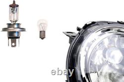 Halogen Headlights Suitable For Bmw Mini R55 56 57 58 59 06- Rech. Bulbs