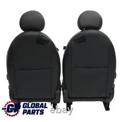 Heated Sport Lounge Black Red Leather Seats Mini Cooper One R57 Convertible Set