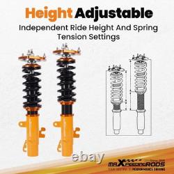 Height-adjustable coilover shock absorbers for Mini R55 Cooper D S/One D