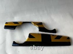 Interior Cabin Union Jack Gold For Mini One Cooper R55 R56 R57 R58 R59