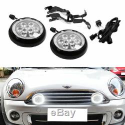 Led Drl Bar Front Lights Headlight For Bmw Mini Cooper R55 R56 R57 R58 R60 R61 Black