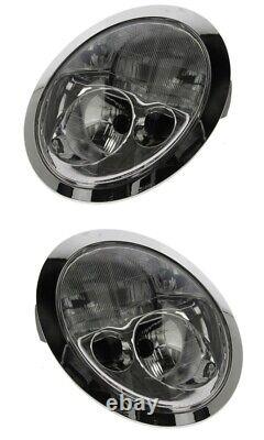 Left + Right Electric Front Headlight for Mini One / Cooper R50, R52, R53 01-04