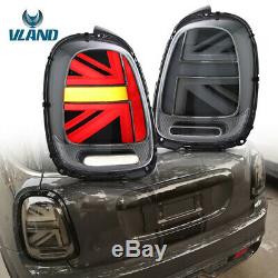 Lhdfeu Rear Mini Cooper S F55 F56 F57 14-18 Union Jack Dynamic Rear Lights