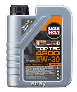 MAHLE Inspection Set 6L Liqui Moly 5W-30 Top Tec 4200 for Mini Mini Cooper One