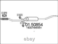 MINI COOPER, ONE, ONE LPG, MINI CONVERTIBLE INTERMEDIATE SILENCER