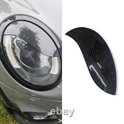 MINI COOPER S JCW One, F56 Hatchback Real Carbon Fiber Angry Eye Headlight Covers
