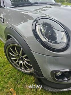 MINI COOPER S JCW One, F56 Hatchback Real Carbon Fiber Angry Eye Headlight Covers