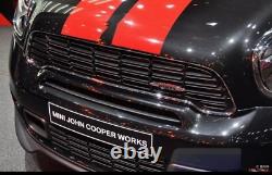 MINI JCW John Cooper Works emblem badge logo grille 135mm Clubman S one