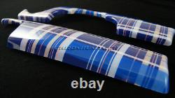 MK2 Mini Cooper/S / One R55 R56 R57 R58 R59 Blue Tartan Dashboard Panel Cover