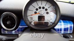 MK2 Mini Cooper/S / One R55 R56 R57 R58 R59 Blue Tartan Dashboard Panel Cover