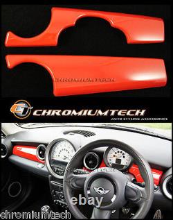 MK2 Mini Cooper/S / One R55 R56 R57 R58 R59 Red Dashboard Cover Rhd