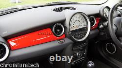 MK2 Mini Cooper/S / One R55 R56 R57 R58 R59 Red Dashboard Cover Rhd