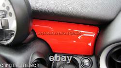MK2 Mini Cooper/S / One R55 R56 R57 R58 R59 Red Dashboard Cover Rhd