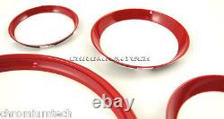 MK2 Mini Cooper/S / One R55 R56 R57 R58 R59 Red Interior Dashboard Ring Kit