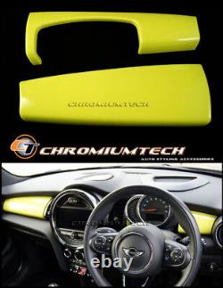 MK3 Mini Cooper/S / One F55 F56 F57 Neon Yellow Dashboard Panel Cover For LHD