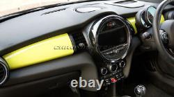 MK3 Mini Cooper/S / One F55 F56 F57 Neon Yellow Dashboard Panel Cover For LHD
