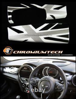 MK3 Mini Cooper/S / One F55 F56 F57 White Union Jack Dashboard Cover for RHD