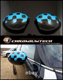 MK3 Mini Cooper/S / One JCW F55 F56 F57 Bright Blue Mirror Cap for LHD