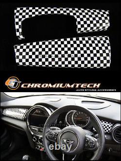 MK3 Mini Cooper / S/One / JCW F55 F56 F57 Checkered Flag Border Panel Cover LHD