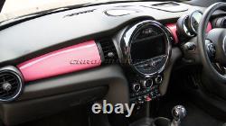 MK3 Mini Cooper / S/One / JCW F55 F56 F57 Pink Dashboard Panel Cover for LHD