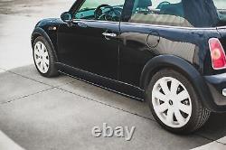 Maxton Side Skirt Extensions Mini Cooper / One R50 Carbon Look