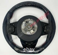 Mini Cooper Countryman S Jcw F54 F55 F56 F60 Carbon Fibre Steering Wheel + Led