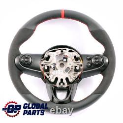 Mini Cooper F54 F55 F56 F60 NEW Black Leather / Alcantara Sports Steering Wheel