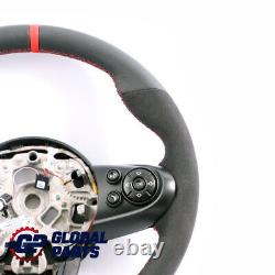 Mini Cooper F54 F55 F56 F60 NEW Black Leather / Alcantara Sports Steering Wheel
