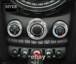 Mini Cooper F55 Wind Speed Zinc Alloy Crystal Lever Decor Decal Ring