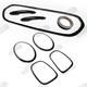 Mini Cooper F56 F57 Complete Gloss Black Dechrome Kit Covers One S Jcw