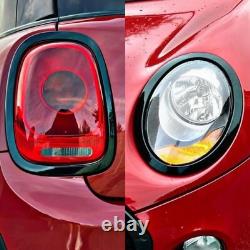 Mini Cooper F56 F57 Complete Gloss Black Dechrome Kit Covers One S JCW