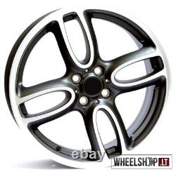 Mini Cooper ONE Clubman R17 4x100 17-inch 7j polished black alloy wheels