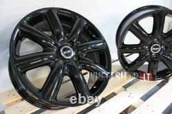 Mini Cooper ONE Clubman R17 4x100 4x 17 inch alloys 7j Gloss Black Wheels