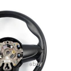 Mini Cooper One F54 F55 F56 F57 F60 Black Leather Sport Steering Wheel 3 Spokes