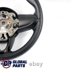 Mini Cooper One F54 F55 F56 F57 F60 Black Leather Sport Steering Wheel 3 Spokes