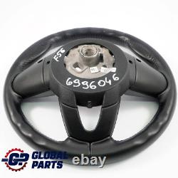 Mini Cooper One F54 F55 F56 F57 F60 Black Leather Sport Steering Wheel 3 Spokes