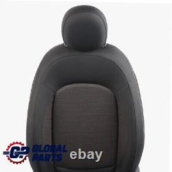 Mini Cooper One F55 Left Front Seat Black Carbon Fabric Fireworks