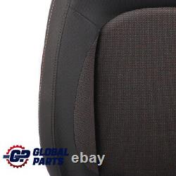 Mini Cooper One F55 Left Front Seat Black Carbon Fabric Fireworks