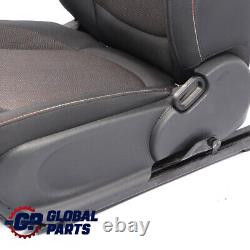 Mini Cooper One F55 Left Front Seat Black Carbon Fabric Fireworks