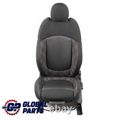 Mini Cooper One F56 Front Seat Sport Cloth / Leather Left Diamond Black