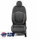 Mini Cooper One F56 Front Seat Sport Cloth / Leather Left Diamond Black